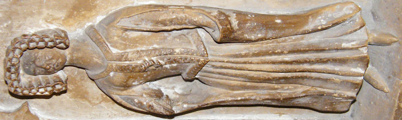 Warwick - St Mary Thomas Beauchamp 1369 and wife Katherine mortimer 1369 weeper